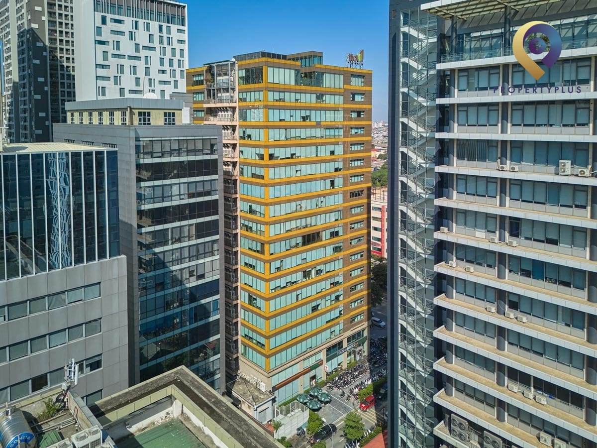 Toàn cảnh mặt ngoài tòa nhà TTC Tower tại Quận Cầu Giấy, Hà Nội - hình ảnh từ Property Plus